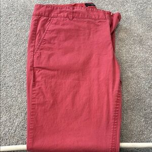 The Limited Red Capris with Soft Washed Fabric